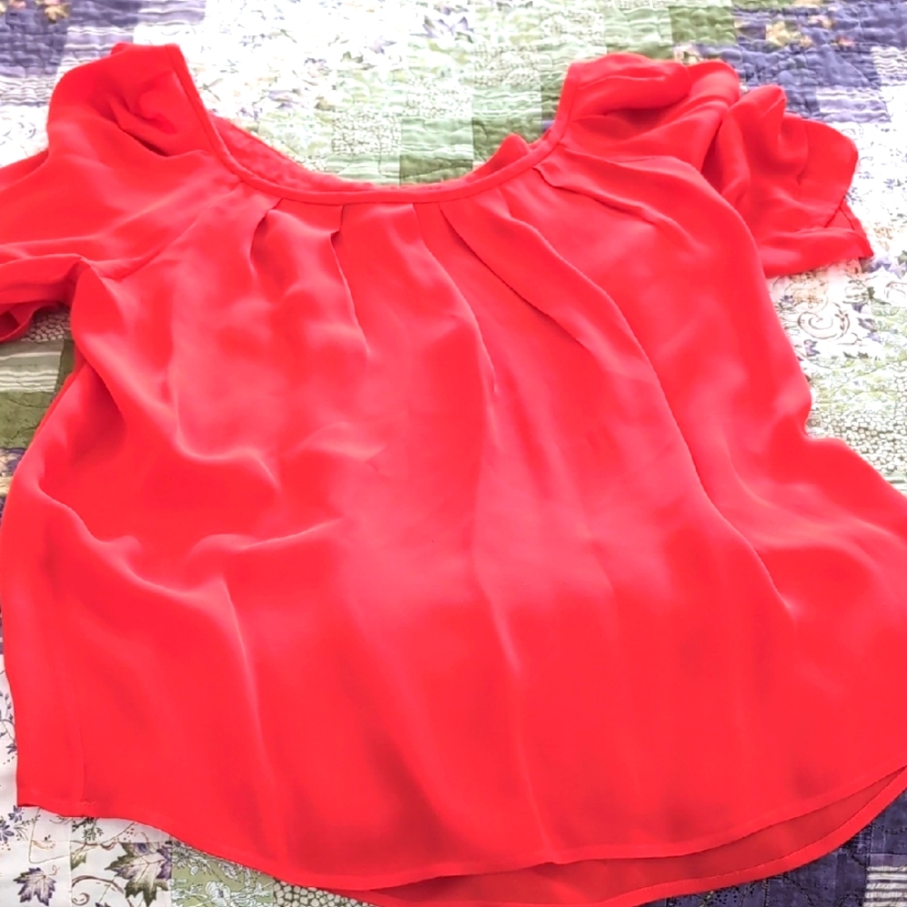 Women's Red Blouse